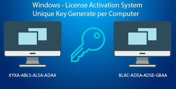Key Generator - Per Computer License Activation System