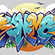 Summer Graffiti Lettering - GraphicRiver Item for Sale