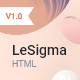 LeSigma - Isometric Startup HTML Landing Page - ThemeForest Item for Sale