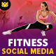 Fitness Social Media Template - GraphicRiver Item for Sale