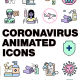 Coronavirus Animated Icons 2.0 - VideoHive Item for Sale