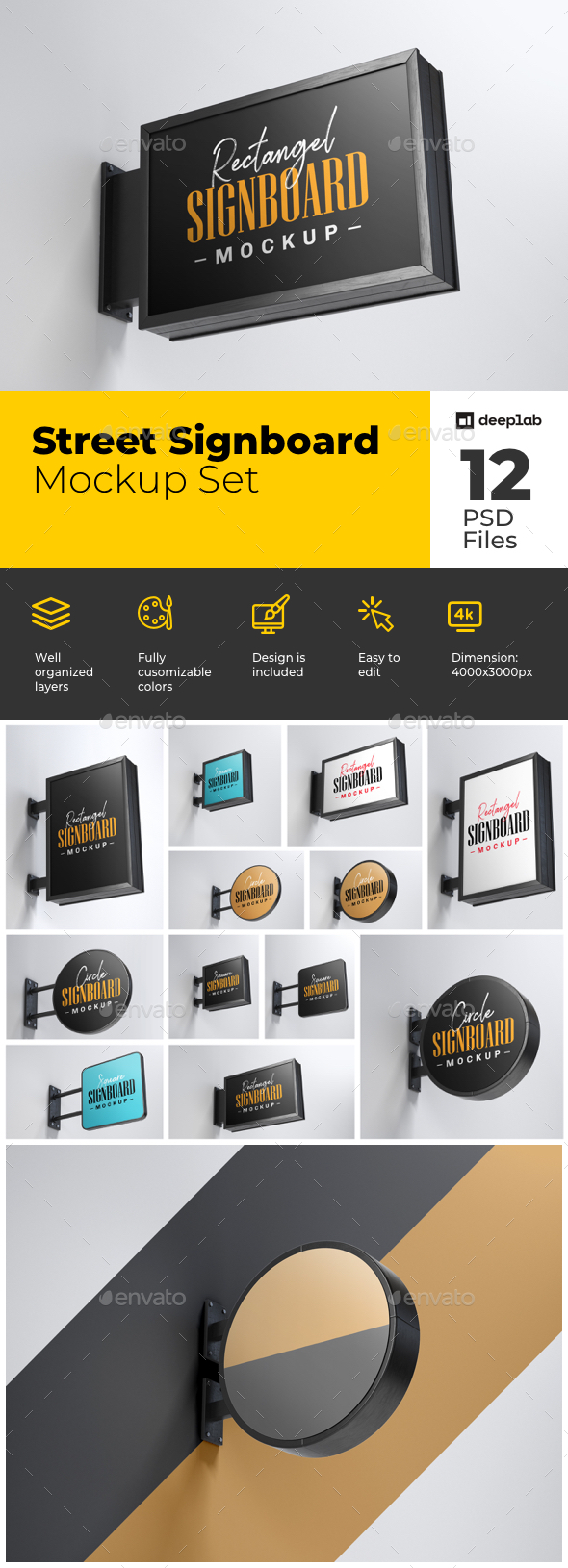 Download Hotel Branding Mockup Graphics Designs Templates PSD Mockup Templates