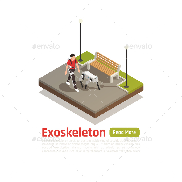 Exoskeleton Isometric Background