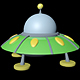 Flying saucer cartoon - 3DOcean Item for Sale