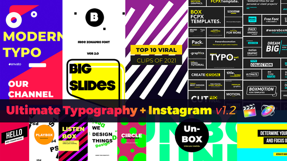UltimateTypo - 120 Titles Pack FCPX alt