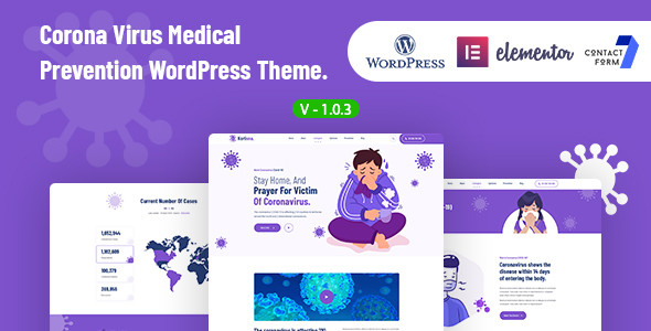 Korisna – Coronavirus Medical Prevention WordPress Theme Preview