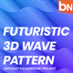 Futureristic 3D Wave Pattern - GraphicRiver Item for Sale
