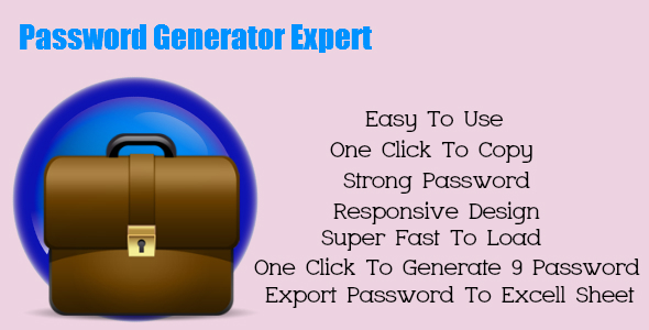 Password Generator Expert ( Strong Password )