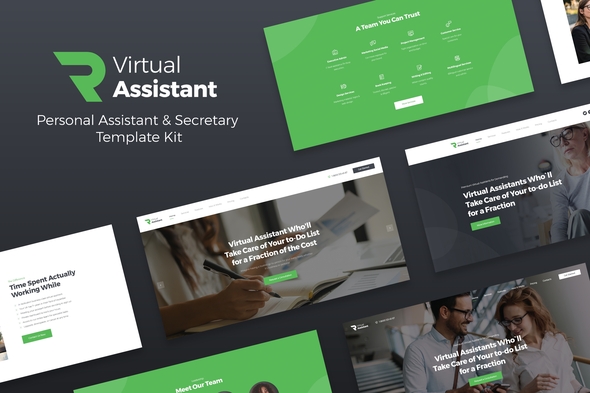 Revirta - Virtual Assistant Business Elementor Template Kit