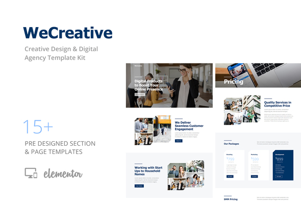 WeCreative - Digital Agency Template Kit