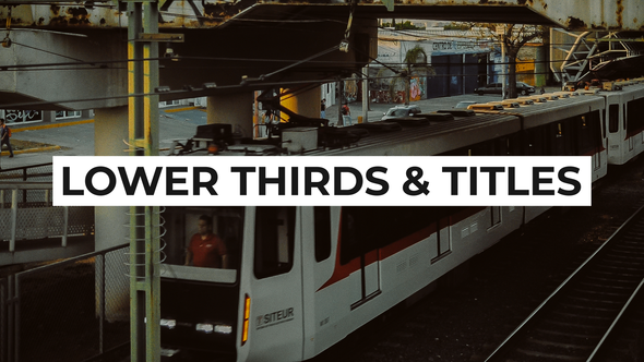 Two in one — Lower Thirds & Titles for Premiere Pro
