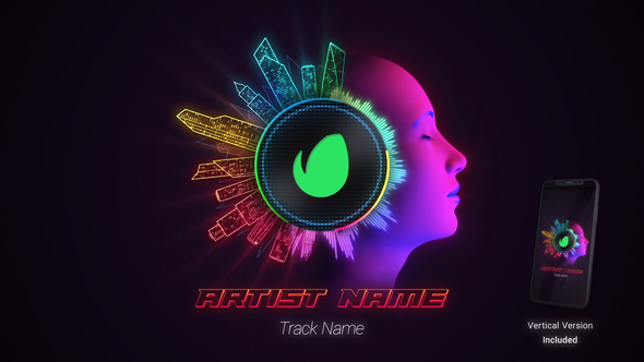 Neon Music Visualiser