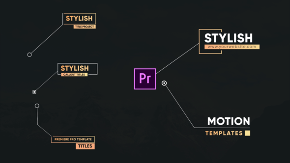 Stylish Callout Titles-Premiere Pro