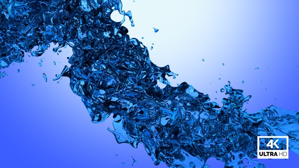 Twisted Blue Water Splash V7 alt