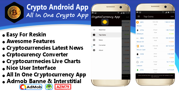 Make A Crypto News App With Mobile App Templates From Codecanyon