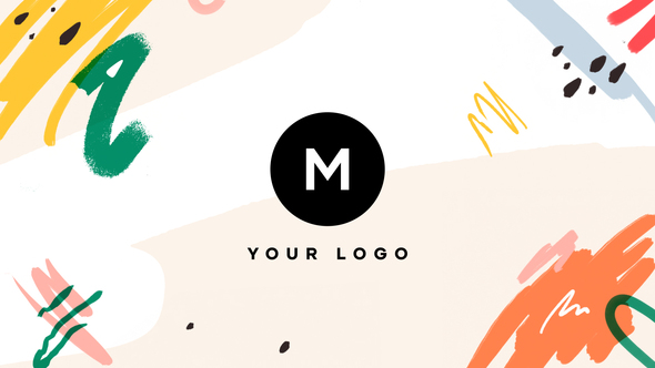 Hand Drawn Brush Tropical Logo alt