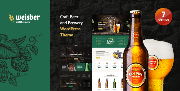 Weisber – Craft Beer & Brewery WordPress Theme