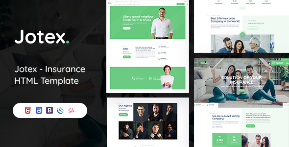 Jotex - Insurance HTML Template