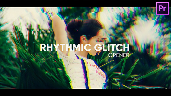 Rhythmic Glitch Opener for Premiere Pro