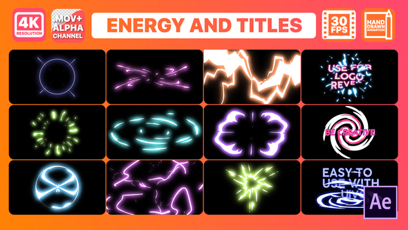 Energy And Titles | After Effects alt