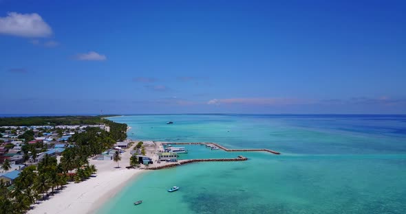 Luxury aerial abstract view of a summer white paradise sand beach and aqua turquoise water background