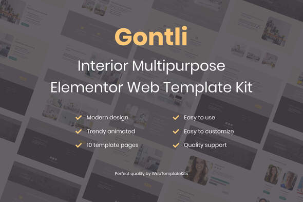 Gontli - Interior Multipurpose Template Kit