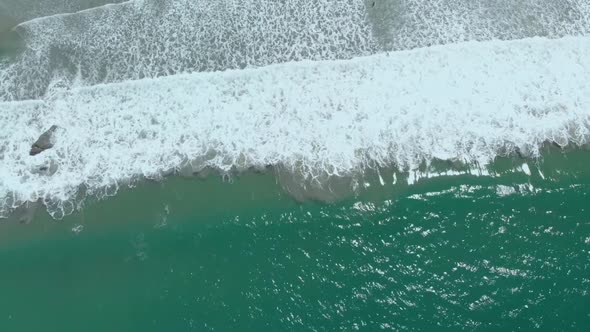 waves on a brazilian beach break