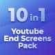 Youtube End Screens Pack - VideoHive Item for Sale