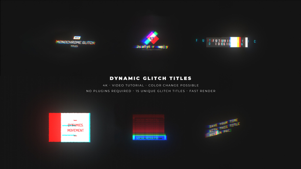Dynamic Glitch Titles alt