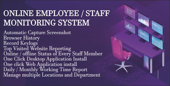 Employee Tracking System for Windows 7/8/10