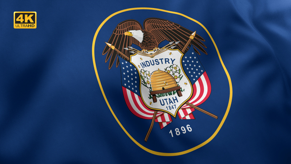 Utah State Flag - 4K