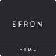 Efron - Creative Portfolio Template - ThemeForest Item for Sale