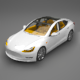 tesla car - 3DOcean Item for Sale