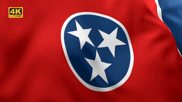 Tennessee State Flag - 4K