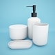 Bathroom Set ceramic - 3DOcean Item for Sale