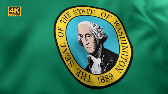 Washington State Flag - 4K