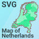 Map of Netherlands - CodeCanyon Item for Sale