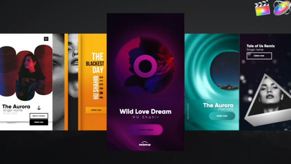 Instagram Modern Music Stories-Final Cut Pro alt