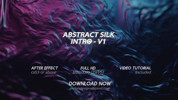 Abstract Silk Intro v1  l  Silk Titles l  Colorful Silk Titles