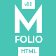 MFolio | Multipurpose Portfolio HTML5 Template - ThemeForest Item for Sale