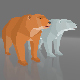 RIGGED AND ANIMATED LOW POLY 3D BEAR GAME MODEL - 3DOcean Item for Sale