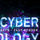 Digital Cyber Technology Logo Reveal. 8 Color Presets. - VideoHive Item for Sale