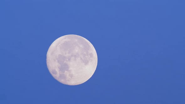 Full Moon at Night Sky