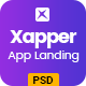 Xapper - App Landing Page PSD Template - ThemeForest Item for Sale
