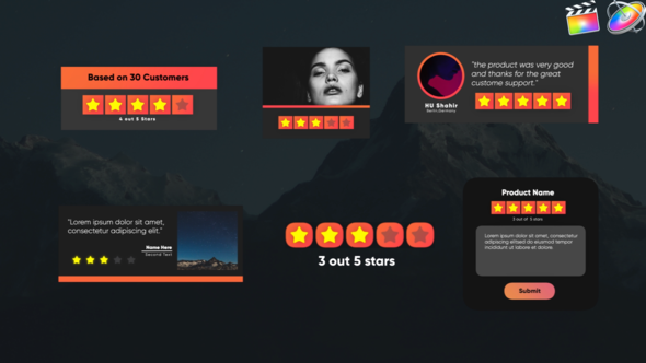 Rating Elements Toolkit-Final Cut Pro alt