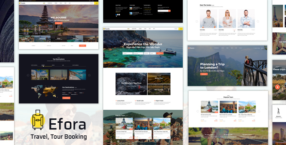 Efora - Travel Agency WordPress Theme