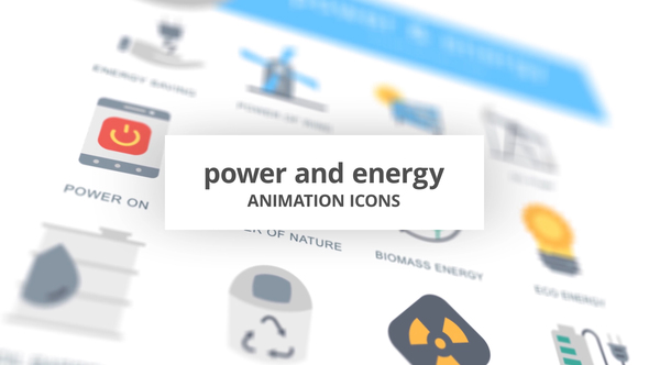 Power and Energy - Animation Icons