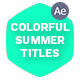 Colorful Summer Titles - VideoHive Item for Sale