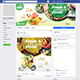Restaurant Facebook Cover & Post - GraphicRiver Item for Sale