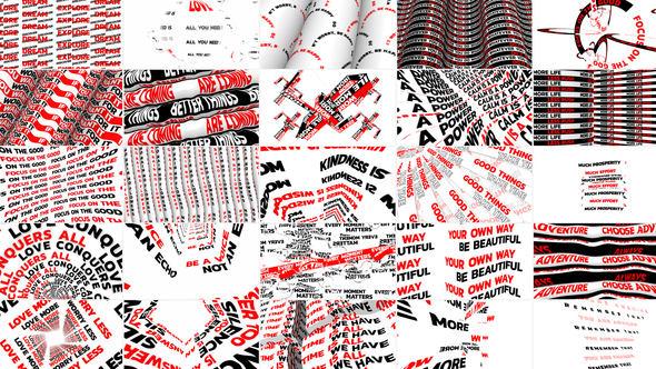 Abstract Posters // Typography Quotes alt